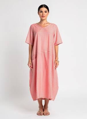 Robe longue rouge G!OZE femme