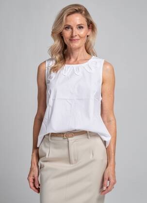 Top blanc MALOKA femme