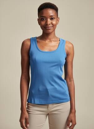 Débardeur bleu MALOKA femme