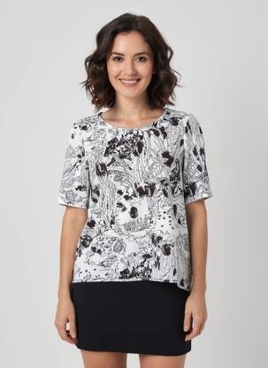 Top blanc G!OZE femme