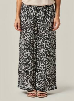 Pantalon large noir G!OZE femme