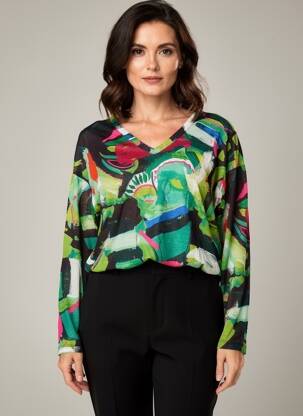 Top vert MALOKA femme