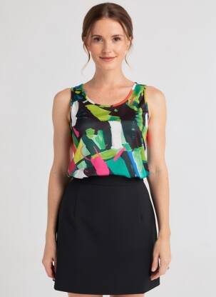 Top vert MALOKA femme