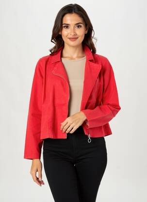 Veste casual rouge MALOKA femme