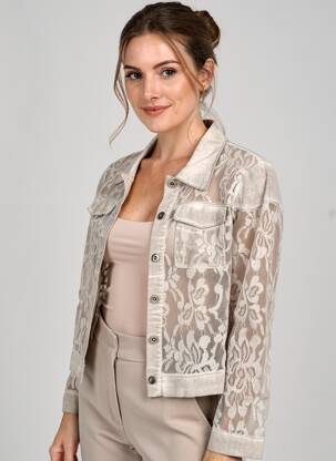 Veste casual beige MALOKA femme