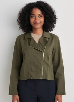 Veste casual vert MALOKA femme