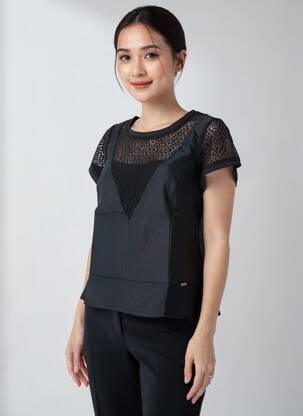 Top noir MALOKA femme
