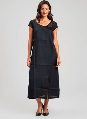 Robe longue noir MALOKA femme