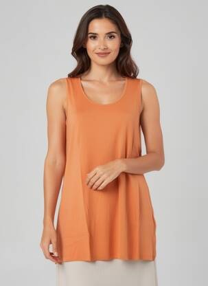 Tunique sans manche orange G!OZE femme