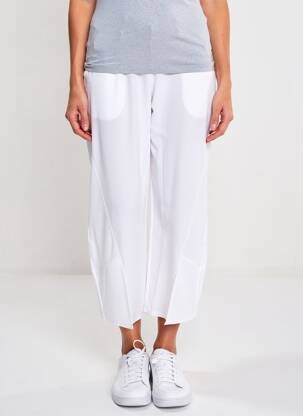 Pantalon 7/8 blanc G!OZE femme