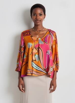 Blouse orange G!OZE femme
