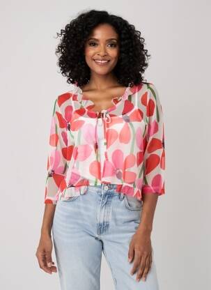 Veste casual blanc G!OZE femme