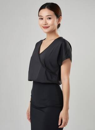 T-shirt noir MALOKA femme