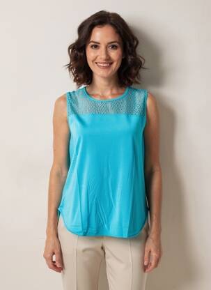 Débardeur bleu MALOKA femme
