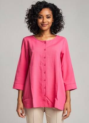 Chemisier rose G!OZE femme