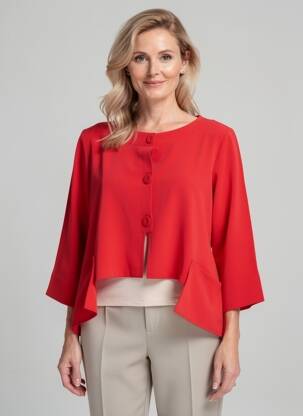 Veste casual rouge G!OZE femme