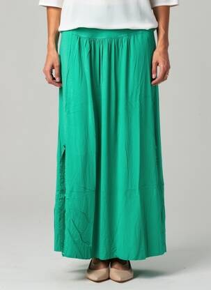 Jupe longue vert MALOKA femme