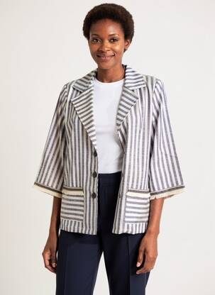 Blazer bleu PAUL BRIAL femme