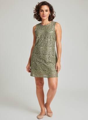 Robe courte vert PAUL BRIAL femme