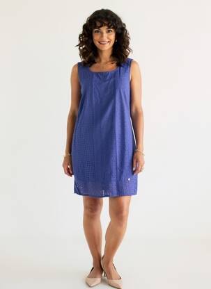 Robe courte violet PAUL BRIAL femme