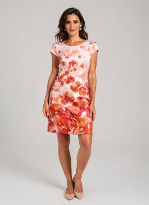 Robe courte rouge PAUL BRIAL femme