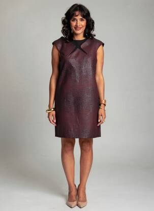 Robe courte sans manche sans manche rouge COP COPINE femme