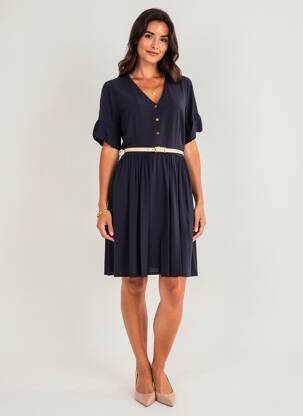 Robe courte bleu PAUL BRIAL femme