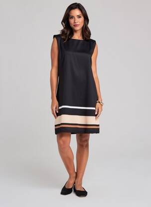 Robe courte noir PAUL BRIAL femme