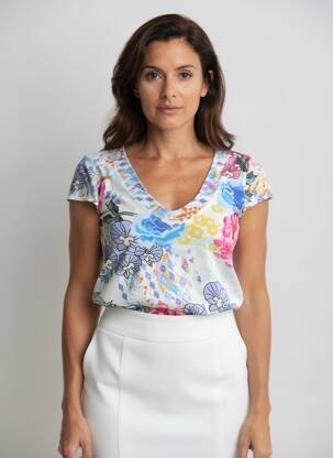 Top rose PAUL BRIAL femme