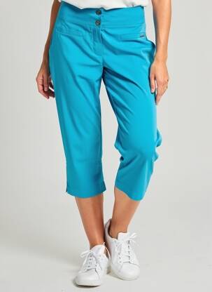Pantacourt turquoise MALOKA femme