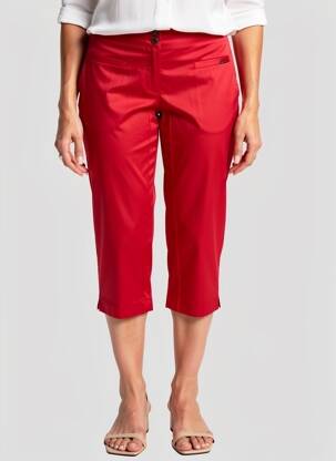 Pantacourt rouge MALOKA femme