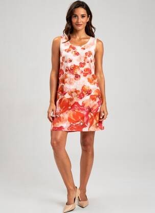Robe courte rouge PAUL BRIAL femme