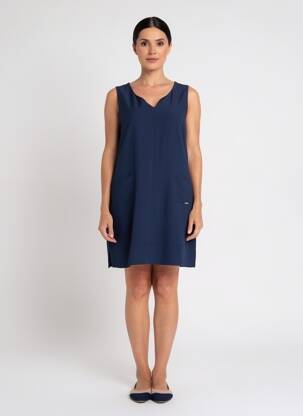 Robe courte bleu PAUL BRIAL femme