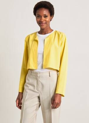 Boléro jaune PAUL BRIAL femme