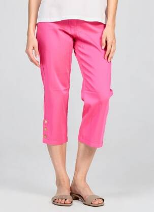 Pantacourt rose PAUL BRIAL femme