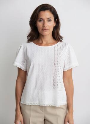 Top blanc PAUL BRIAL femme