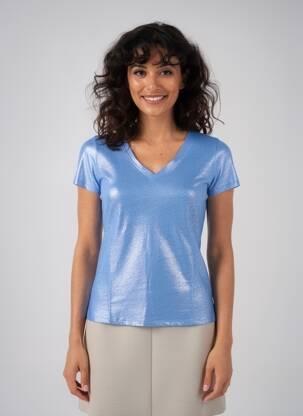 T-shirt bleu MALOKA femme