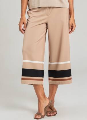 Pantacourt beige PAUL BRIAL femme