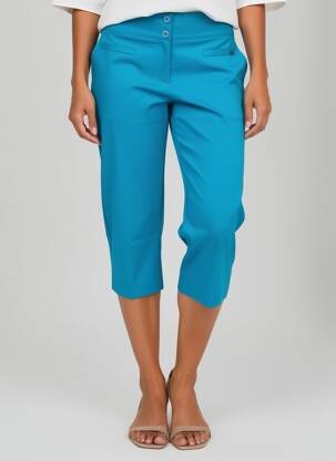 Pantacourt turquoise MALOKA femme