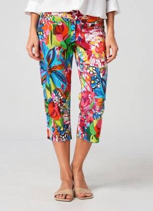 Pantacourt rouge MALOKA femme