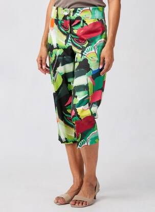Pantacourt vert MALOKA femme