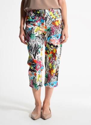 Pantacourt blanc MALOKA femme