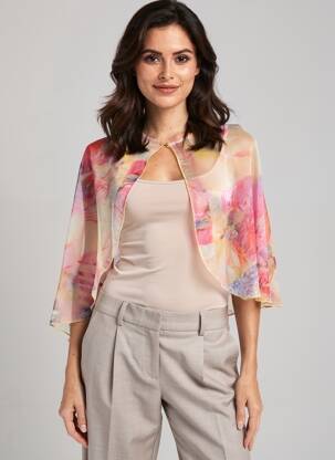 Boléro rose PAUL BRIAL femme