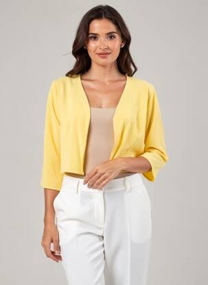 Boléro jaune PAUL BRIAL femme