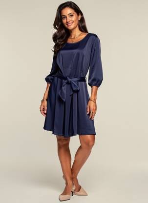 Robe courte bleu PAUL BRIAL femme