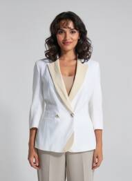 Blazer poches beige ELISA CAVALETTI femme
