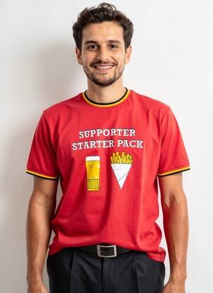 T-shirt rouge ZEB STYLE LAB  homme
