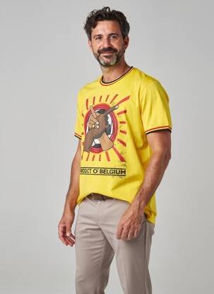 T-shirt jaune ZEB STYLE LAB  homme