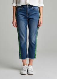 Pantalon 7/8 bleu LITTLE FORTUNE femme