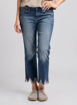 Pantalon 7/8 bleu ASTRID BLACK LABEL femme